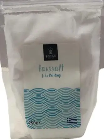 Iperos Havssalt från Mesolongi 250g ✖ 12