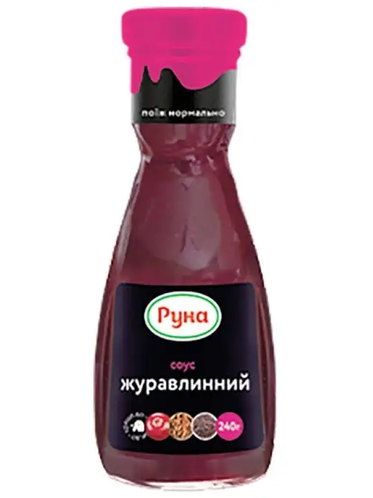 Runa Sås (Tranbärssås) 240g ✖ 6