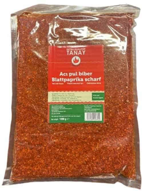 Tanay Krossad Chilipaprika (Extra Het) 1kg ✖ 12