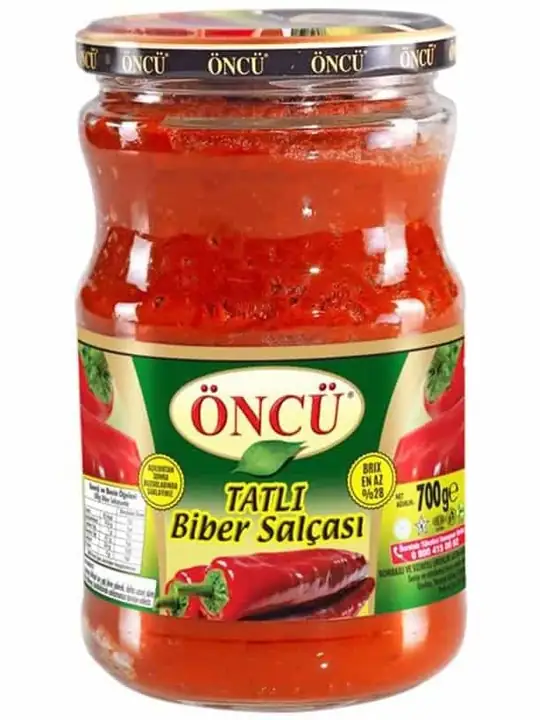 Öncu Mild Paprikapasta 700g ✖ 12