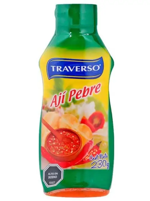 Traverso Pebre Chili Sås 240g ✖ 24