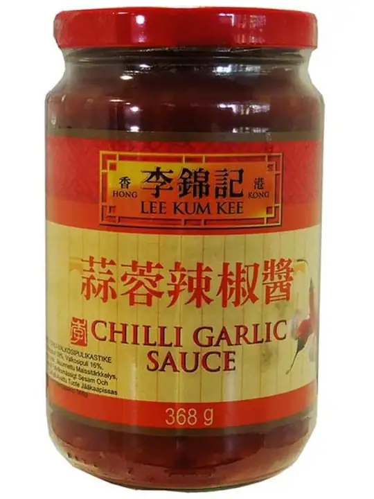 Lee Kum Kee Chili- och Vitlökssås 368g ✖ 12