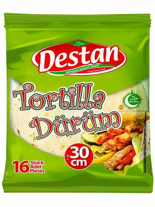 Destan Tortilla Wrap Bröd 30cm (16 st.) ✖ 6
