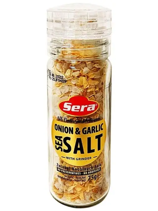 Sera Havssalt med Lök och Vitlök och Kvarn 75g ✖ 6