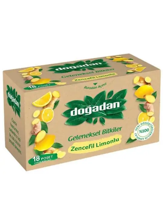Dogadan Örtte med Citron och Ingefära - 18 Tepåsar ✖ 12