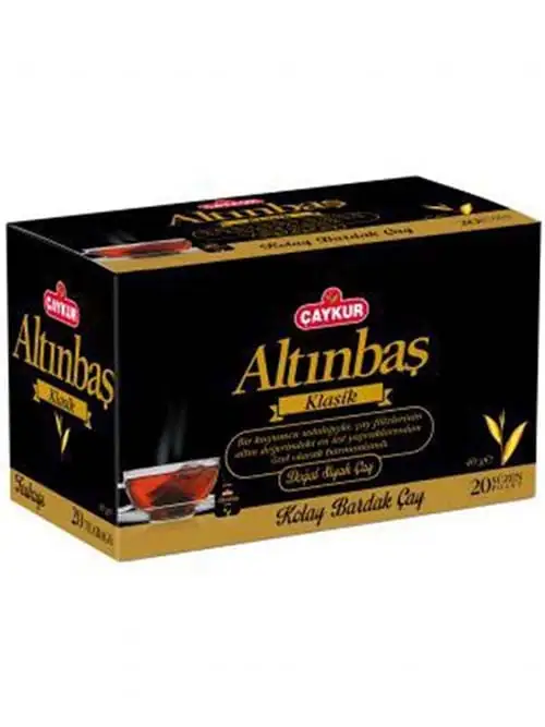 Caykur Altınbas Klassisk Lättkopp Svart Te - 20 Tepåsar ✖ 24