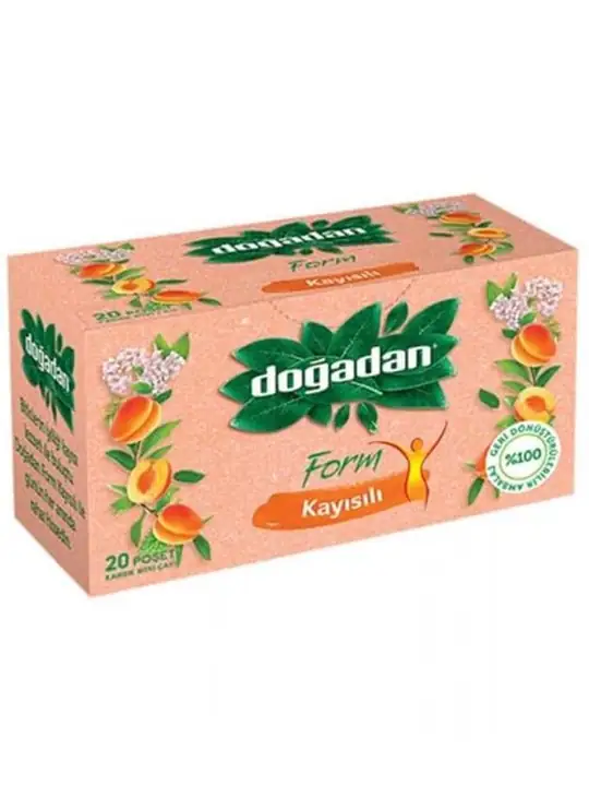 Dogadan Form - Aprikossmaksatt Örtte (20 tepåsar) ✖ 24