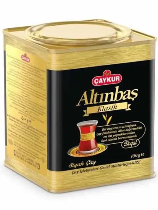 Caykur Altinbas Klassiskt Naturligt Svart Te 100g ✖ 24