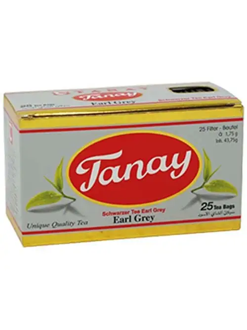 Tanay Earl Grey Svart Te - 25 Tepåsar ✖ 24