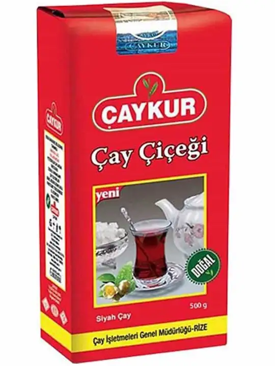 Caykur CayCicegi (Teblad) Naturligt Svart Te 500g ✖ 15