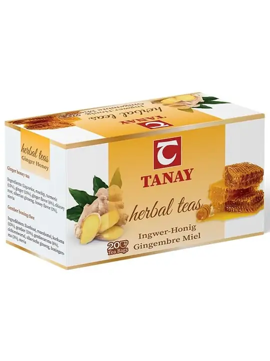 Tanay Ingefära Honung Örtte - 20 Tepåsar ✖ 24