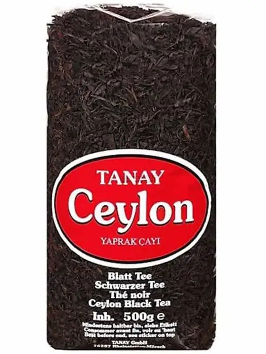 Tanay Ceylon Svart Blad Te 500g ✖ 12