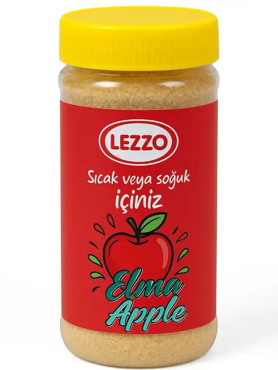 Lezzo Äppelsmak Pulverdryck 350g ✖ 9