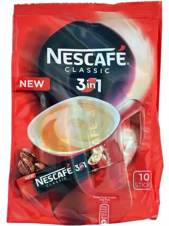 Nescafe Klassisk 3-i-1 Snabbkaffe 10x17g ✖ 18