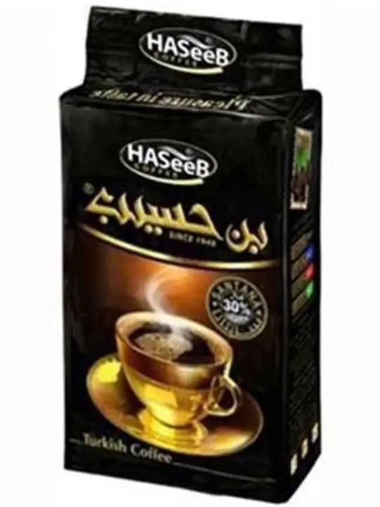 Haseeb Turkiskt Kaffe Svart Förpackning 500g ✖ 10