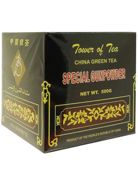 Tower of Tea Gunpowder Kinesiskt Grönt Te 400g ✖ 30