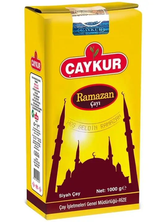 Caykur Ramadan Naturligt Svart Te 1kg ✖ 10