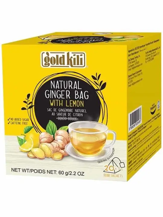 Gold Kili Citron Ingefärste (20 Tepåsar) 20x3g ✖ 24